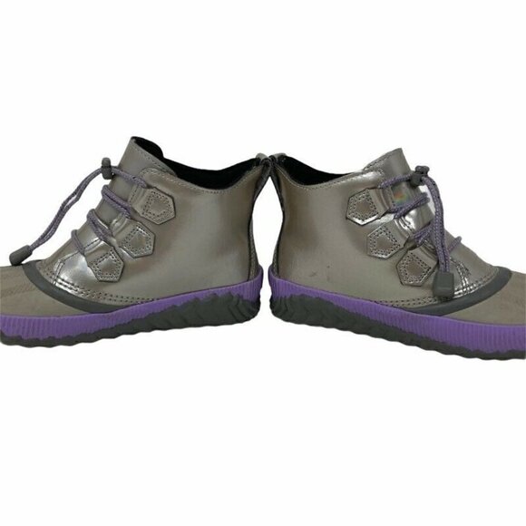Sorel Out N About Ankle Duck Boots Metallic 5 - Picture 4 of 9